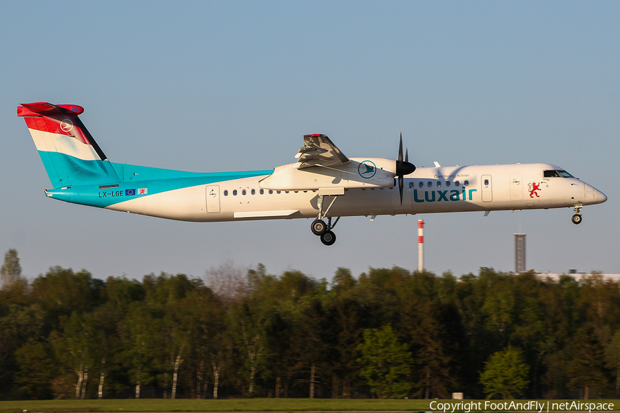 Luxair Bombardier DHC-8-402Q (LX-LGE) | Photo 148141