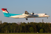 Luxair Bombardier DHC-8-402Q (LX-LGE) at  Hamburg - Fuhlsbuettel (Helmut Schmidt), Germany
