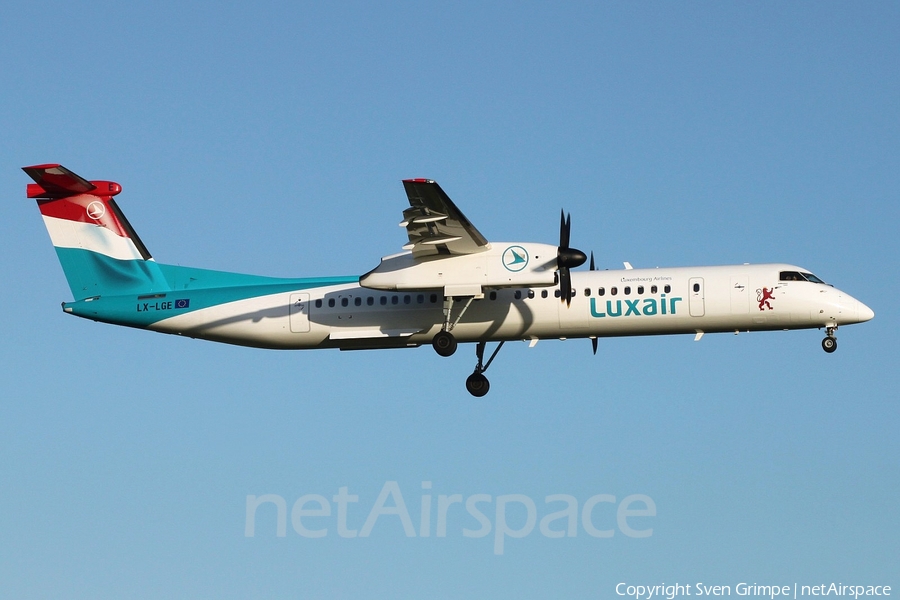 Luxair Bombardier DHC-8-402Q (LX-LGE) | Photo 17025