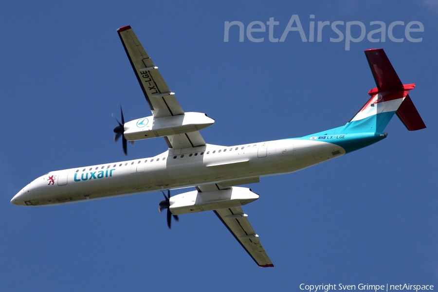 Luxair Bombardier DHC-8-402Q (LX-LGE) | Photo 27412