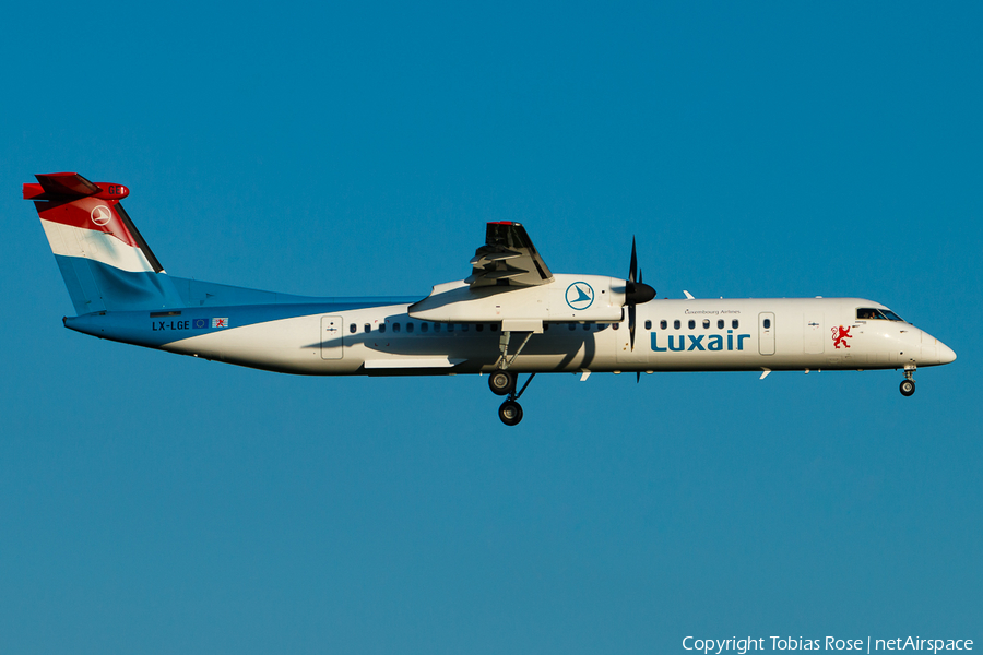 Luxair Bombardier DHC-8-402Q (LX-LGE) | Photo 334909