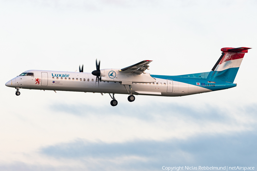 Luxair Bombardier DHC-8-402Q (LX-LGE) | Photo 351726
