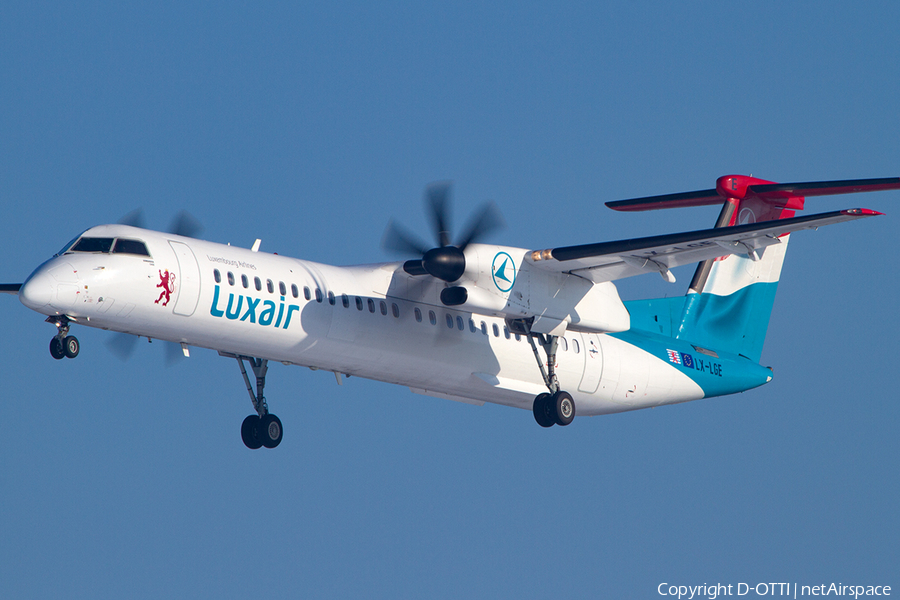 Luxair Bombardier DHC-8-402Q (LX-LGE) | Photo 401638