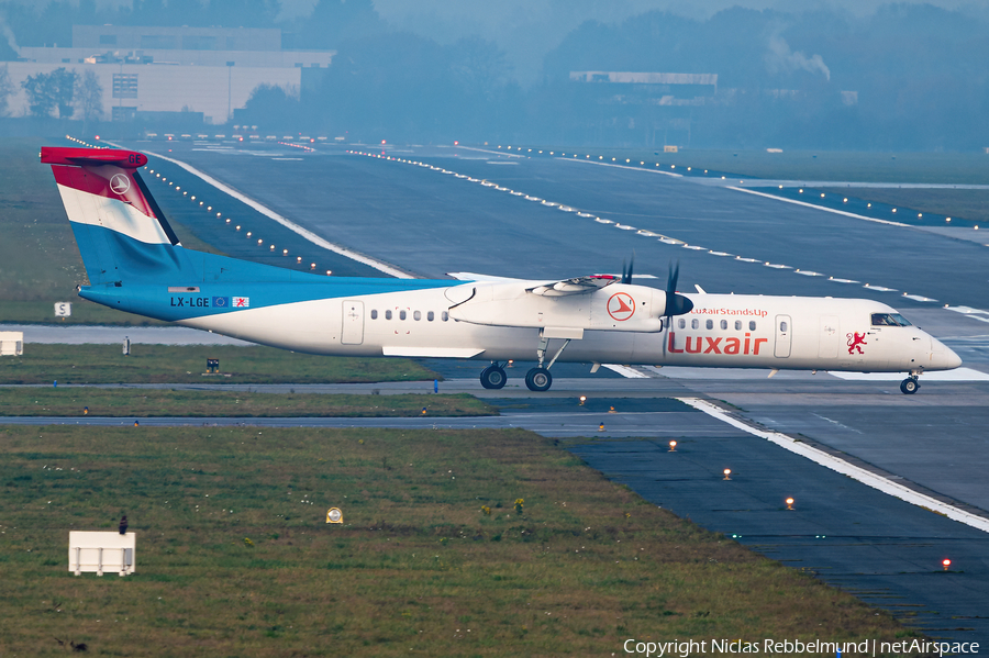 Luxair Bombardier DHC-8-402Q (LX-LGE) | Photo 413048