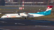 Luxair Bombardier DHC-8-402Q (LX-LGE) at  Hamburg - Fuhlsbuettel (Helmut Schmidt), Germany