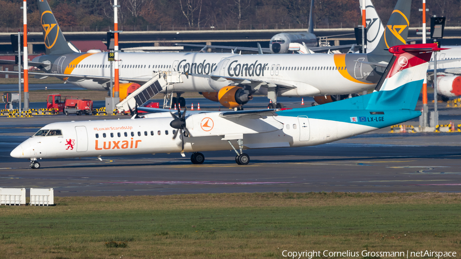 Luxair Bombardier DHC-8-402Q (LX-LGE) | Photo 413062