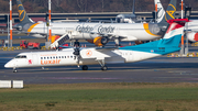 Luxair Bombardier DHC-8-402Q (LX-LGE) at  Hamburg - Fuhlsbuettel (Helmut Schmidt), Germany