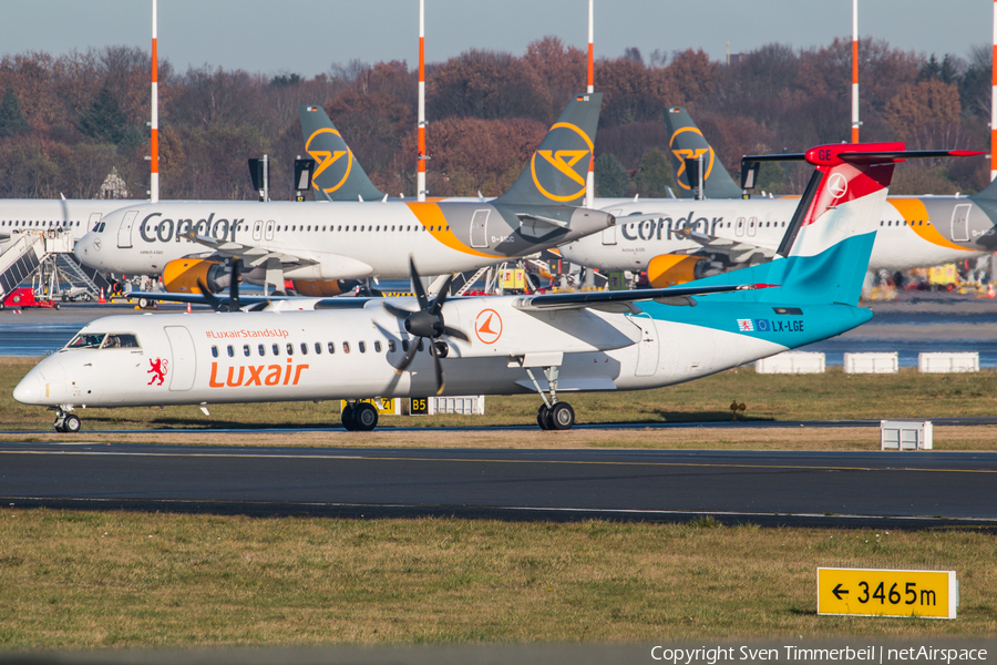 Luxair Bombardier DHC-8-402Q (LX-LGE) | Photo 413072