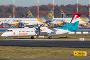 Luxair Bombardier DHC-8-402Q (LX-LGE) at  Hamburg - Fuhlsbuettel (Helmut Schmidt), Germany