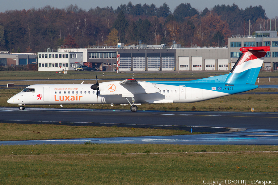 Luxair Bombardier DHC-8-402Q (LX-LGE) | Photo 413074