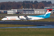 Luxair Bombardier DHC-8-402Q (LX-LGE) at  Hamburg - Fuhlsbuettel (Helmut Schmidt), Germany