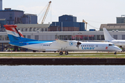 Luxair Bombardier DHC-8-402Q (LX-LGE) at  London - City, United Kingdom