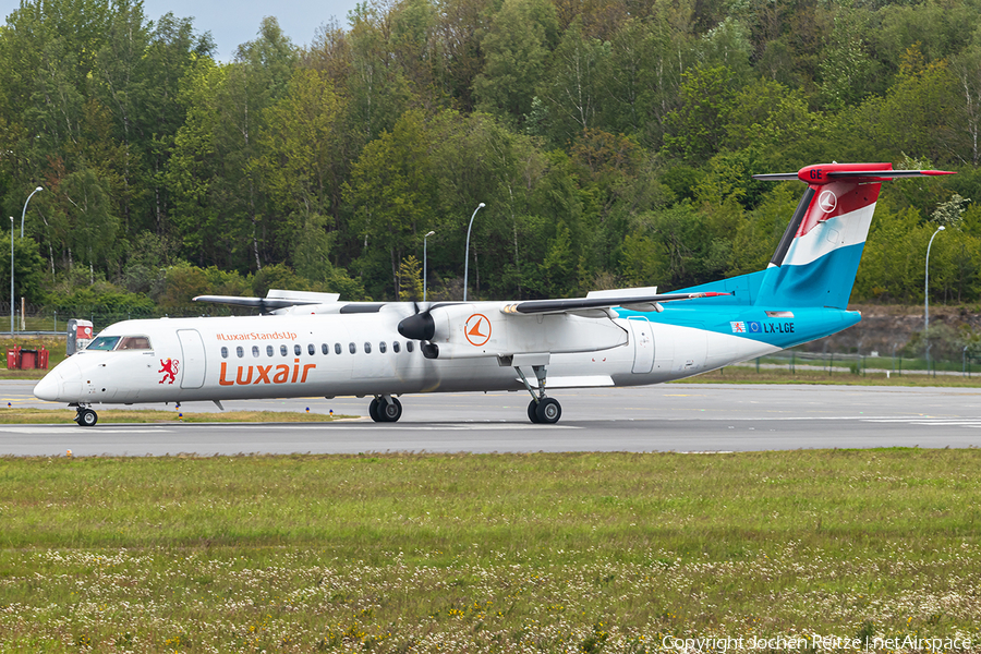 Luxair Bombardier DHC-8-402Q (LX-LGE) | Photo 449005