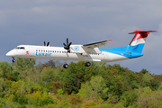 Luxair Bombardier DHC-8-402Q (LX-LGE) at  Luxembourg - Findel, Luxembourg
