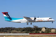 Luxair Bombardier DHC-8-402Q (LX-LGE) at  Luqa - Malta International, Malta