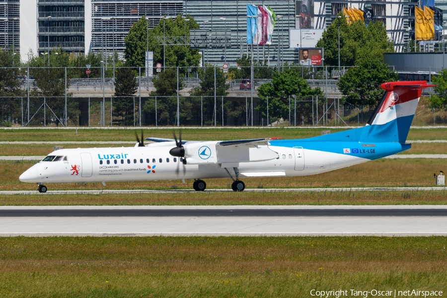 Luxair Bombardier DHC-8-402Q (LX-LGE) | Photo 320383