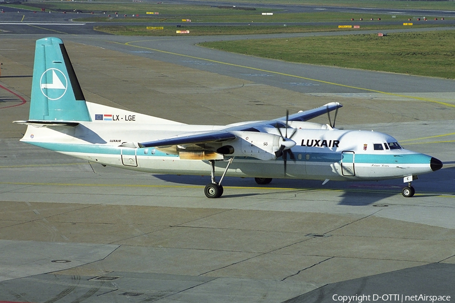 Luxair Fokker 50 (LX-LGE) | Photo 384943