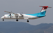 Luxair Bombardier DHC-8-402Q (LX-LGF) at  Barcelona - El Prat, Spain