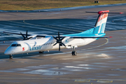 Luxair Bombardier DHC-8-402Q (LX-LGF) at  Cologne/Bonn, Germany