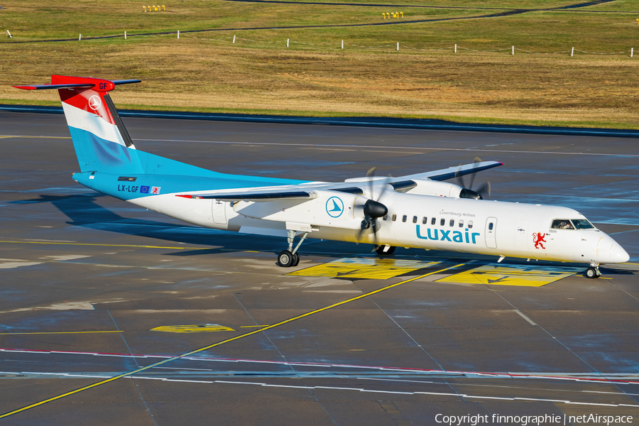 Luxair Bombardier DHC-8-402Q (LX-LGF) | Photo 482981