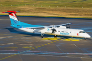 Luxair Bombardier DHC-8-402Q (LX-LGF) at  Cologne/Bonn, Germany