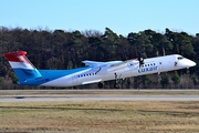 Luxair Bombardier DHC-8-402Q (LX-LGF) at  Frankfurt am Main, Germany