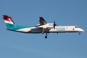 Luxair Bombardier DHC-8-402Q (LX-LGF) at  Hamburg - Fuhlsbuettel (Helmut Schmidt), Germany