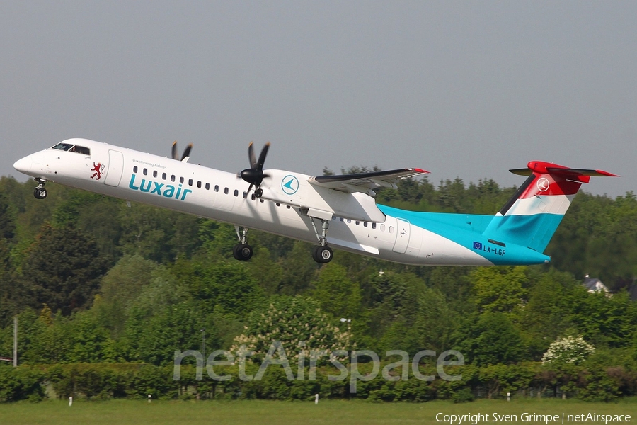 Luxair Bombardier DHC-8-402Q (LX-LGF) | Photo 17406