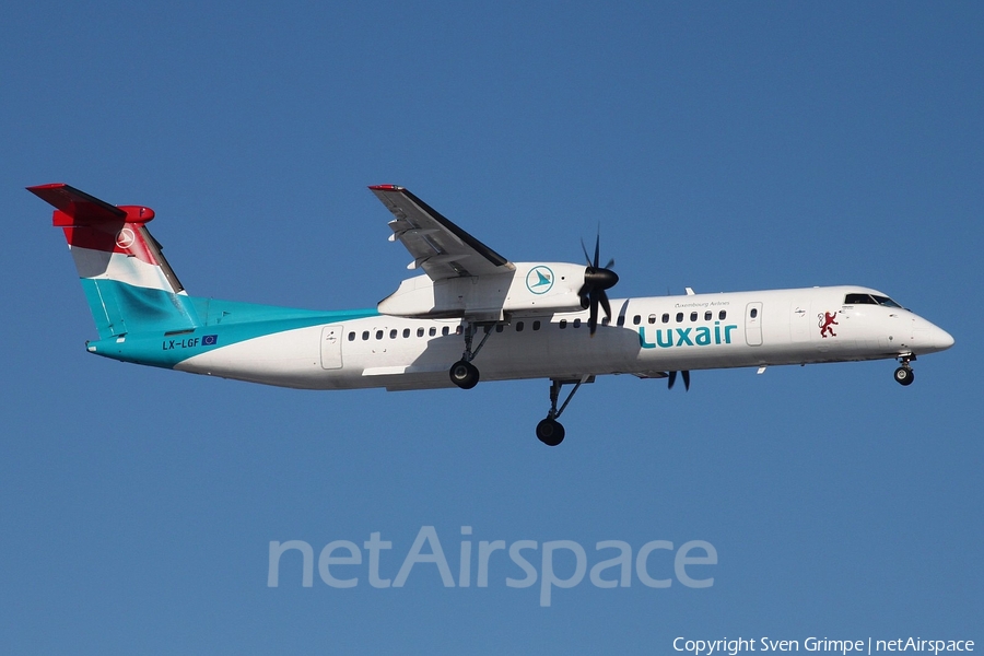 Luxair Bombardier DHC-8-402Q (LX-LGF) | Photo 21981
