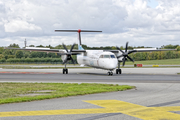 Luxair Bombardier DHC-8-402Q (LX-LGF) at  Hamburg - Fuhlsbuettel (Helmut Schmidt), Germany