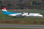 Luxair Bombardier DHC-8-402Q (LX-LGF) at  Hamburg - Fuhlsbuettel (Helmut Schmidt), Germany