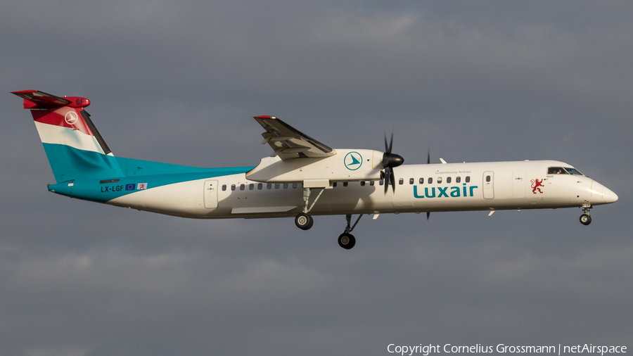 Luxair Bombardier DHC-8-402Q (LX-LGF) | Photo 393394