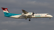 Luxair Bombardier DHC-8-402Q (LX-LGF) at  Hamburg - Fuhlsbuettel (Helmut Schmidt), Germany