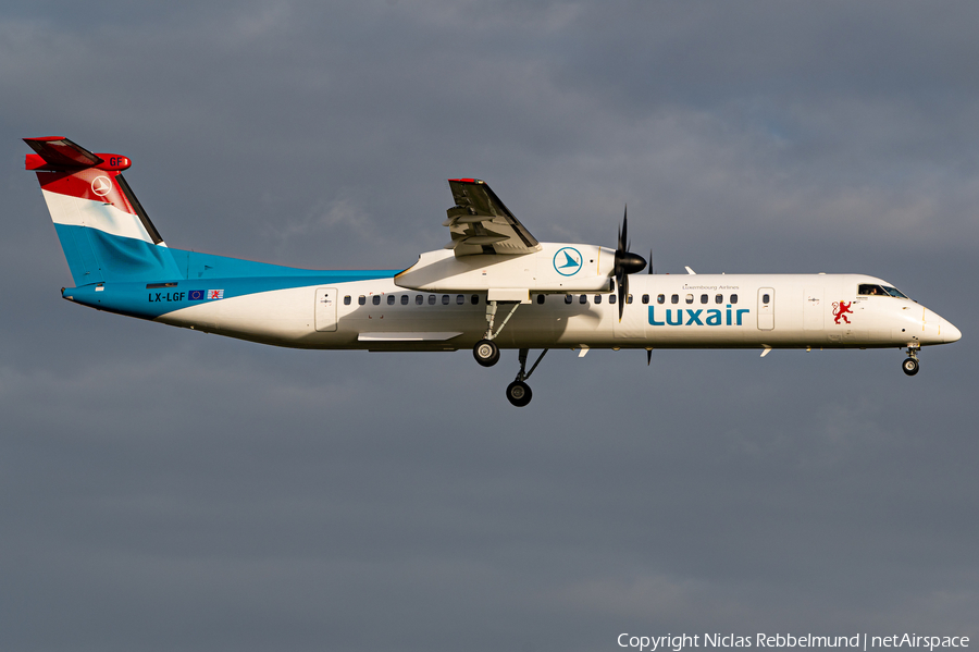 Luxair Bombardier DHC-8-402Q (LX-LGF) | Photo 393402