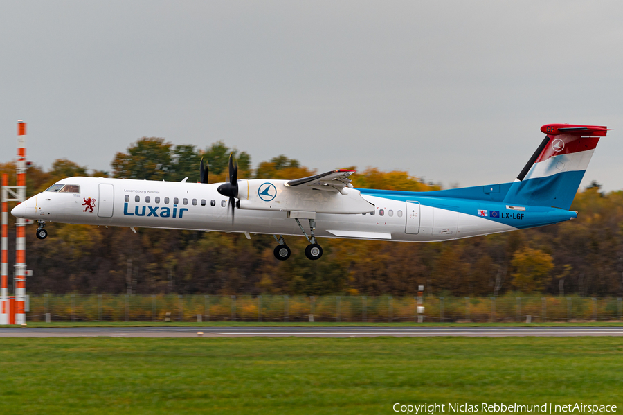 Luxair Bombardier DHC-8-402Q (LX-LGF) | Photo 408389