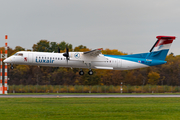 Luxair Bombardier DHC-8-402Q (LX-LGF) at  Hamburg - Fuhlsbuettel (Helmut Schmidt), Germany