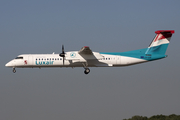 Luxair Bombardier DHC-8-402Q (LX-LGF) at  Hamburg - Fuhlsbuettel (Helmut Schmidt), Germany