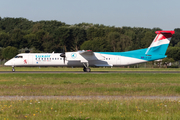 Luxair Bombardier DHC-8-402Q (LX-LGF) at  Hamburg - Fuhlsbuettel (Helmut Schmidt), Germany