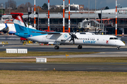 Luxair Bombardier DHC-8-402Q (LX-LGF) at  Hamburg - Fuhlsbuettel (Helmut Schmidt), Germany