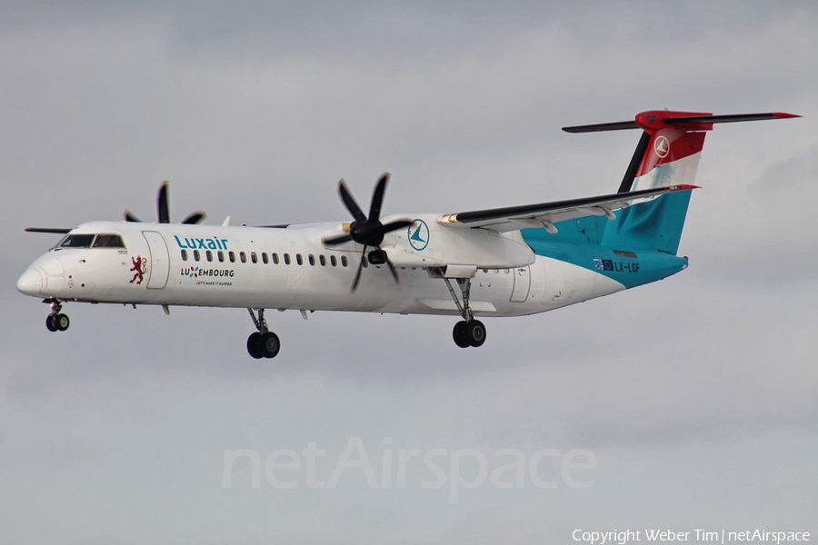 Luxair Bombardier DHC-8-402Q (LX-LGF) | Photo 139790