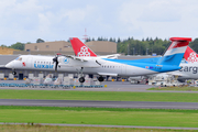 Luxair Bombardier DHC-8-402Q (LX-LGF) at  Luxembourg - Findel, Luxembourg