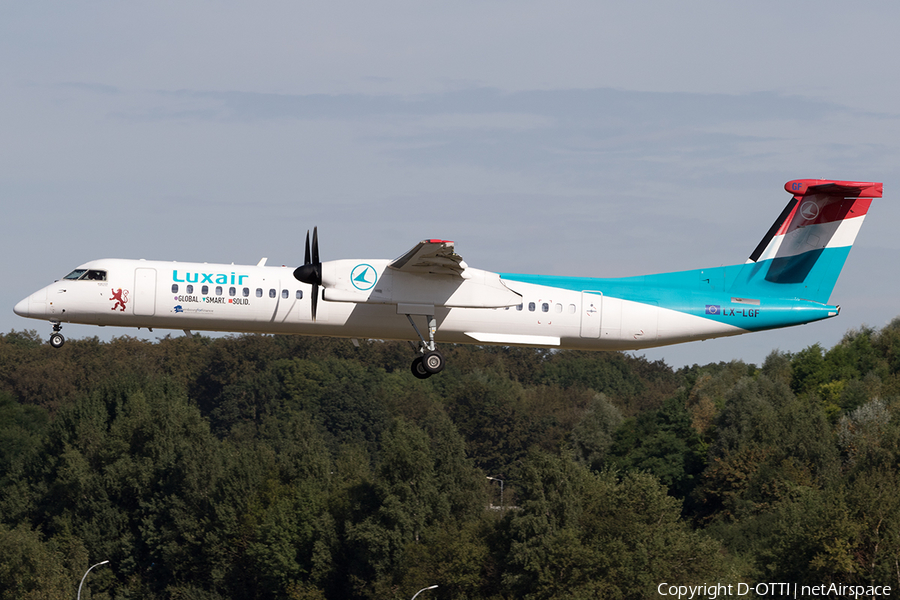 Luxair Bombardier DHC-8-402Q (LX-LGF) | Photo 622528