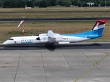 Luxair Bombardier DHC-8-402Q (LX-LGF) at  Berlin - Tegel, Germany