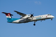 Luxair Bombardier DHC-8-402Q (LX-LGG) at  Hamburg - Fuhlsbuettel (Helmut Schmidt), Germany