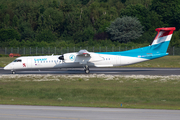 Luxair Bombardier DHC-8-402Q (LX-LGG) at  Hamburg - Fuhlsbuettel (Helmut Schmidt), Germany