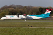 Luxair Bombardier DHC-8-402Q (LX-LGG) at  Hamburg - Fuhlsbuettel (Helmut Schmidt), Germany