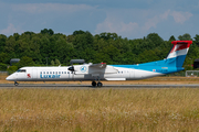 Luxair Bombardier DHC-8-402Q (LX-LGG) at  Hamburg - Fuhlsbuettel (Helmut Schmidt), Germany