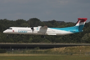 Luxair Bombardier DHC-8-402Q (LX-LGG) at  Hamburg - Fuhlsbuettel (Helmut Schmidt), Germany