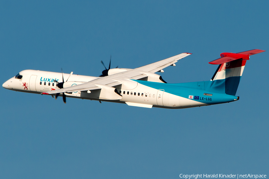 Luxair Bombardier DHC-8-402Q (LX-LGG) | Photo 300869