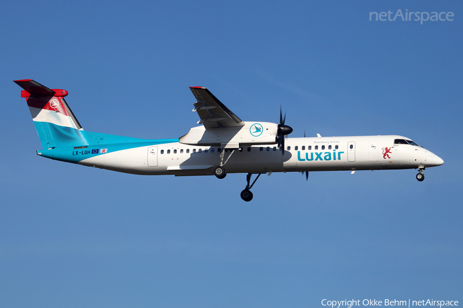 Luxair Bombardier DHC-8-402Q (LX-LGH) | Photo 42948